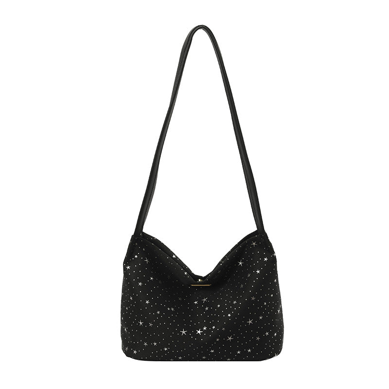 WoStylish Star-beschmückte Hobo-Tasche Brehn