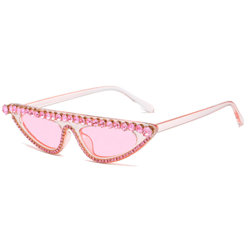 Damen Cat-Eye Sonnenbrille mit funkelndem Steinbesatz Brehn