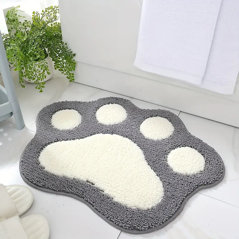 Fun Paw Print Badmatte