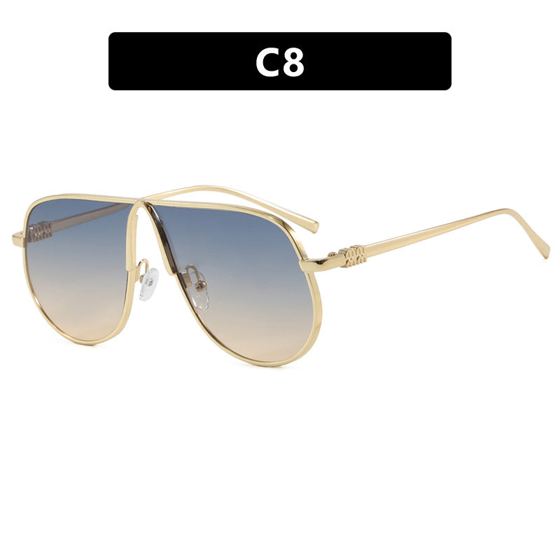 Damen Pilotensonnenbrille mit hochwertigem Metallrahmen und polarisierten Gläsern Brehn