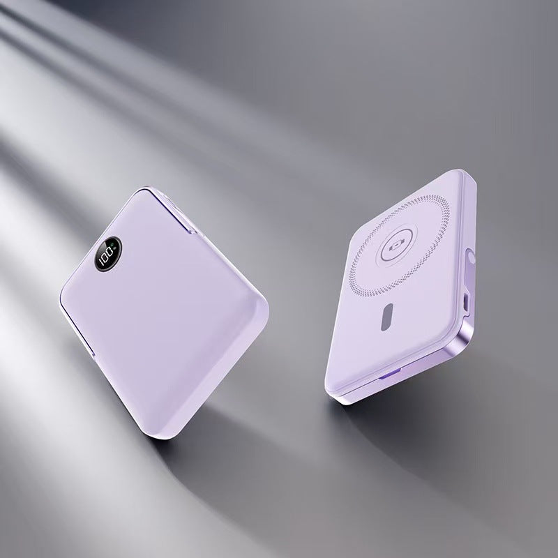 Powerbank mit Intelligenter Lcd-Anzeige und Kabelloser Ladefunktion Brehn