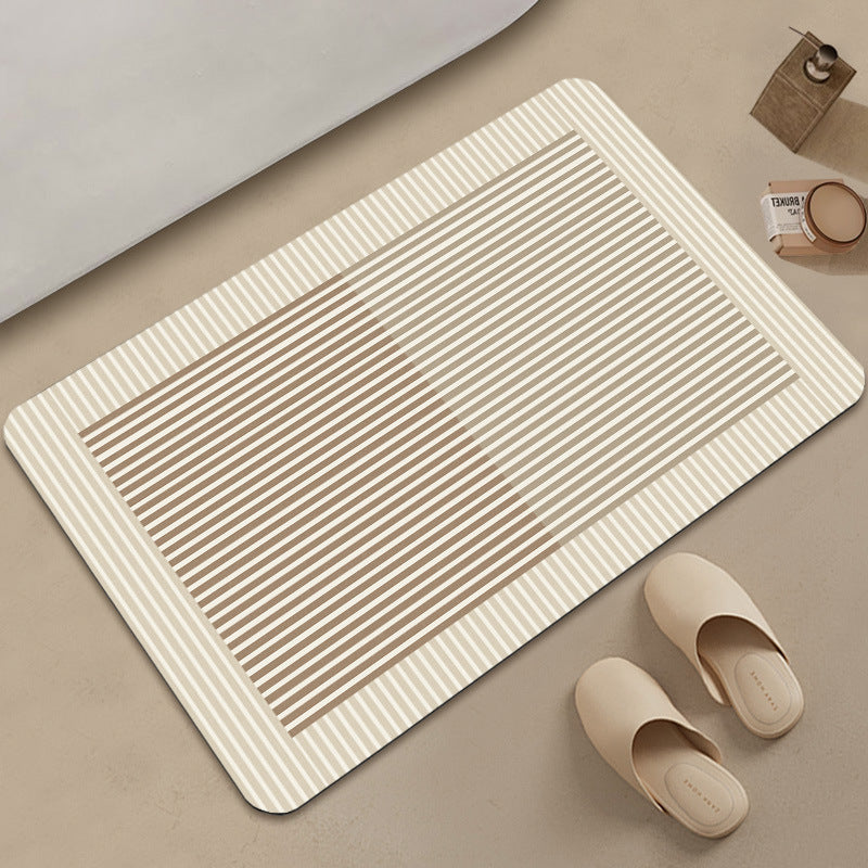 stilvolle geometrische Muster Badezimmermatte Brehn