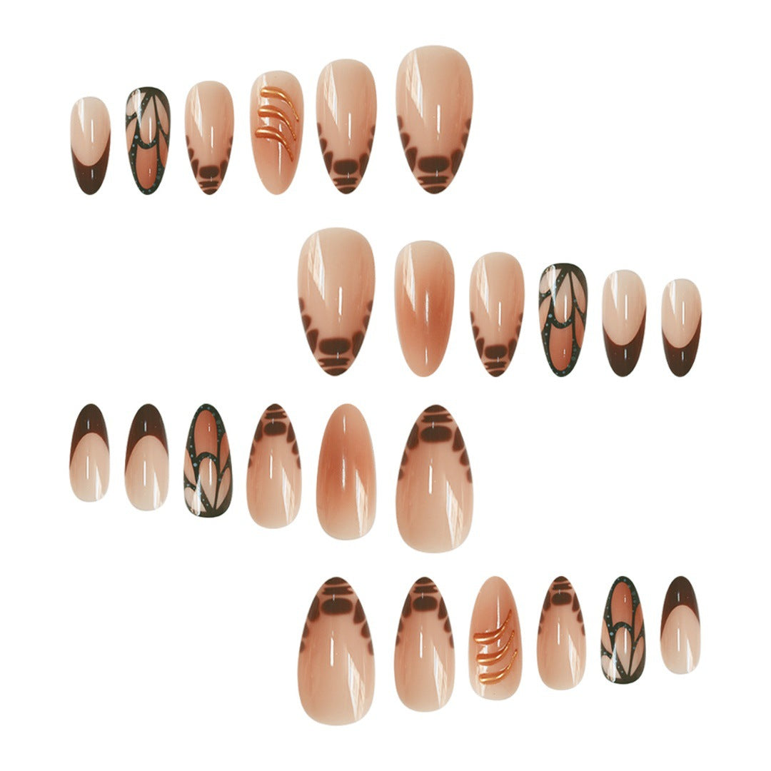 Designer Künstlerische Press-On Nagelverlängerungen Brehn