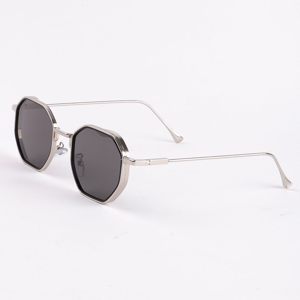 Damen Sonnenbrille im modernen, achteckigen Design mit UV-Schutz Brehn