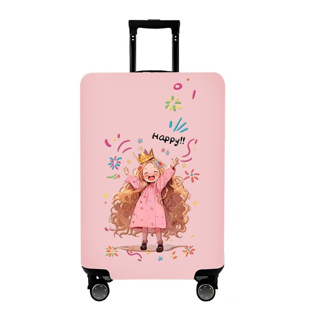 Unisex Hartschalenreisekoffer mit buntem Monsterdesign Brehn