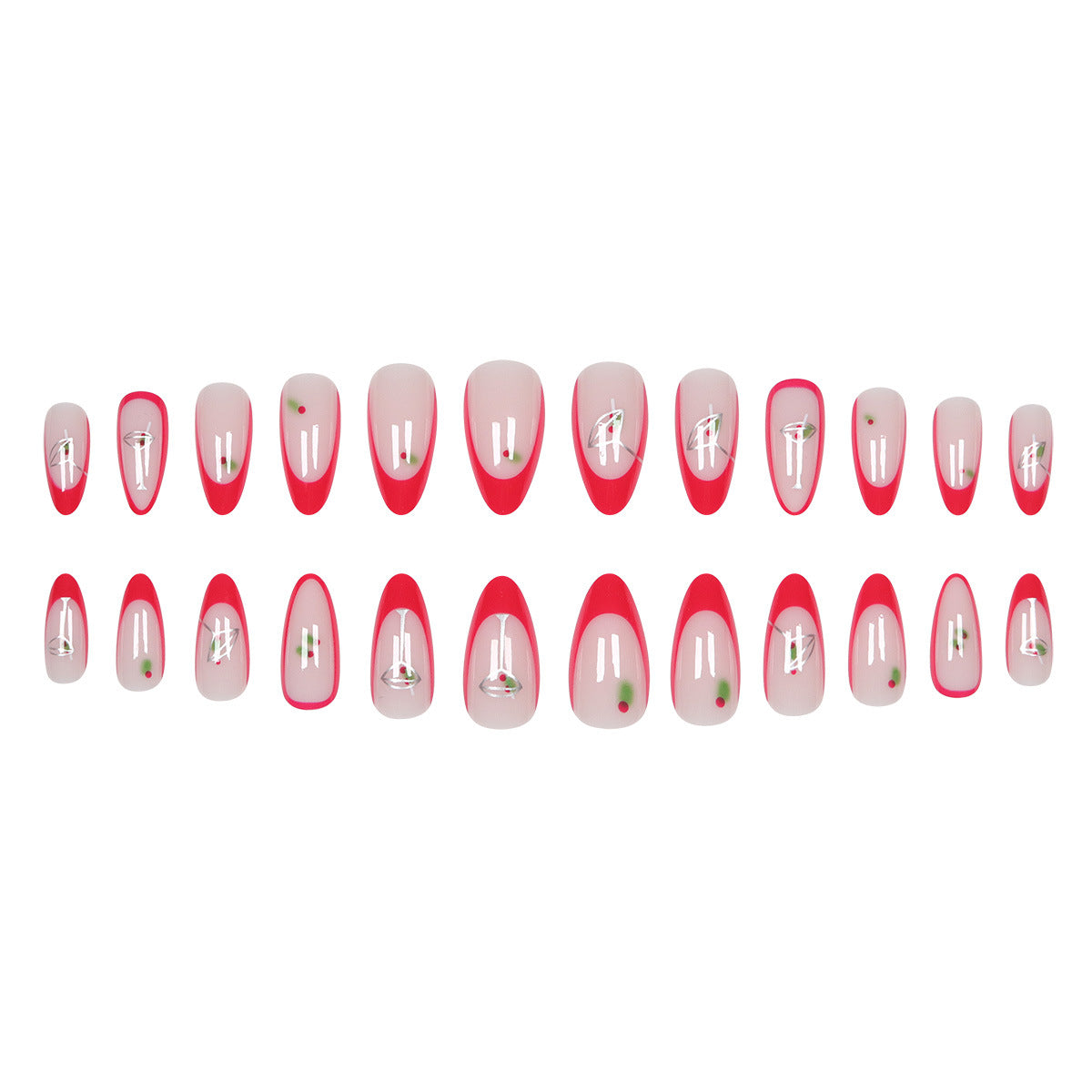 Urlaubs-Themen Press-On Nagelkunst Brehn