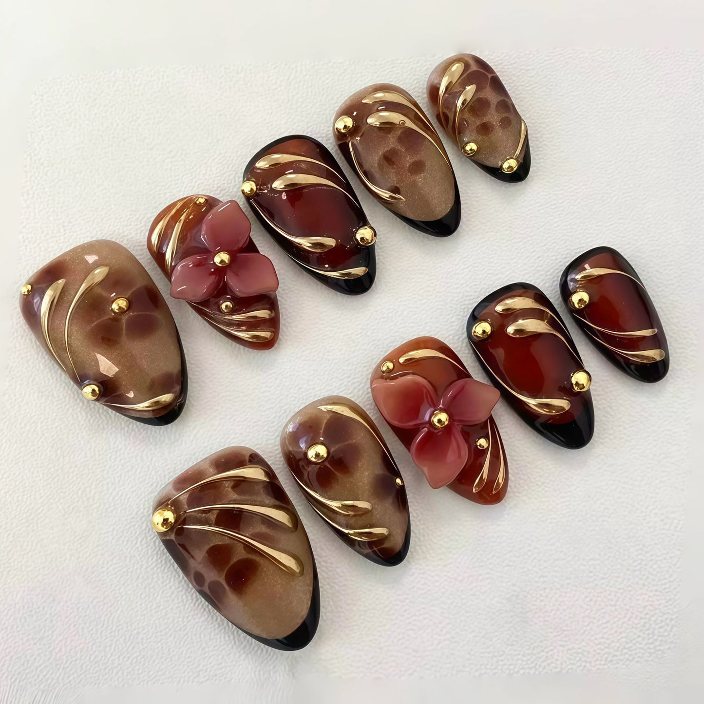 Elegante dekorative Nagelspitzen Brehn