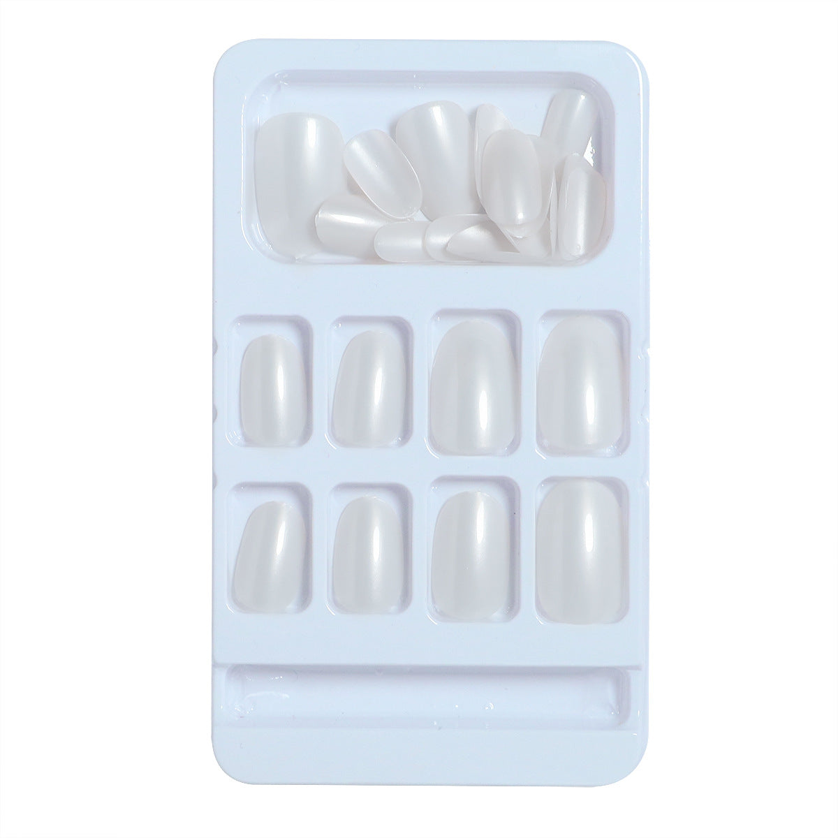 Premium Glänzende Mandelförmige Press-On Nagelspitzen Brehn