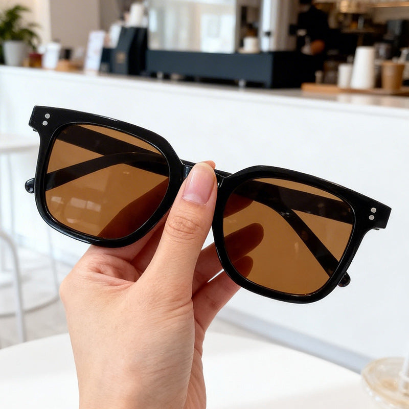 Moderne Übergrößen Quadratische Sonnenbrille Brehn