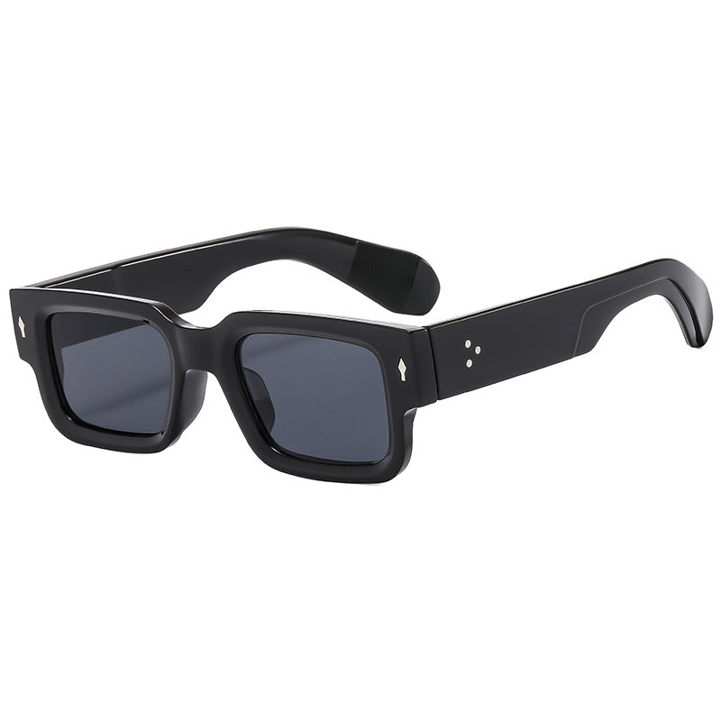 Damen modische quadratische Sonnenbrille mit robustem Rahmen Brehn