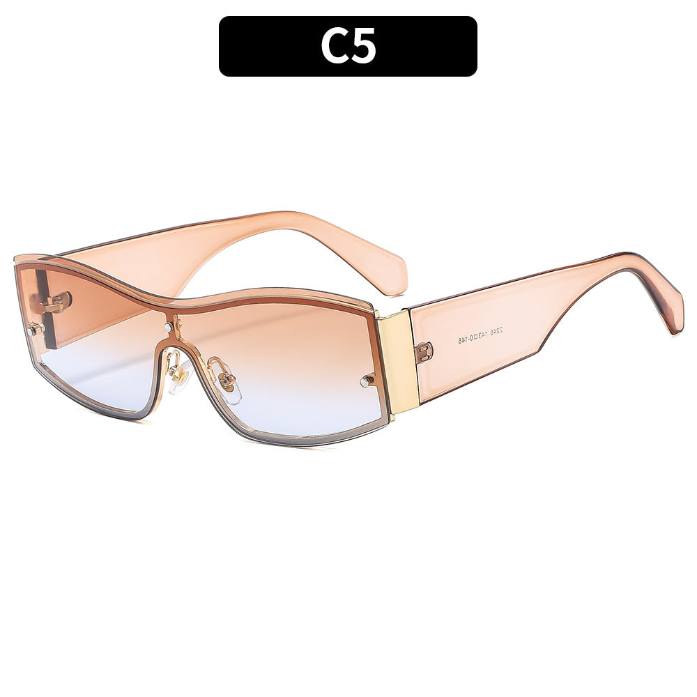 Damen modische Sonnenbrille mit markantem Rahmen und hohem UV-Schutz Brehn