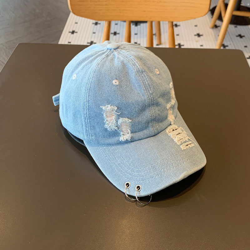 Unisex distressed Baumwoll verstellbare Baseballmütze Brehn
