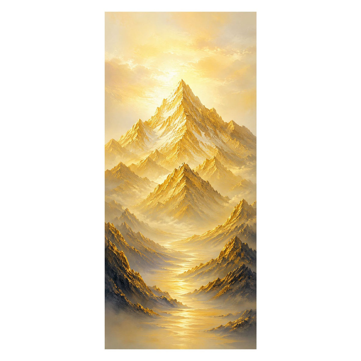 Majestisches Berglandschaft Kunstdruck für Wände