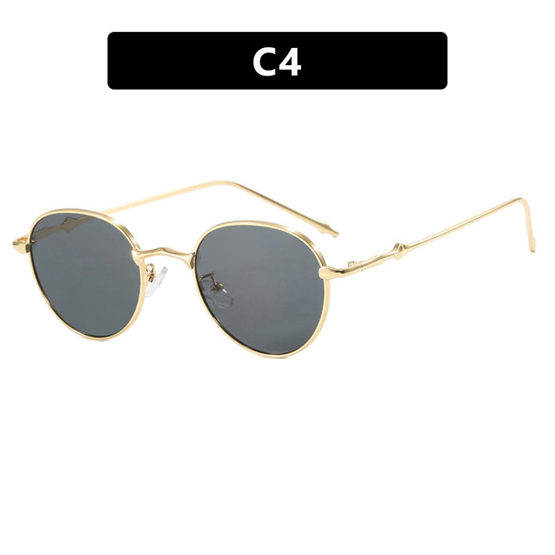 Damen elegante Sonnenbrille im modischen Ovale-Design Brehn
