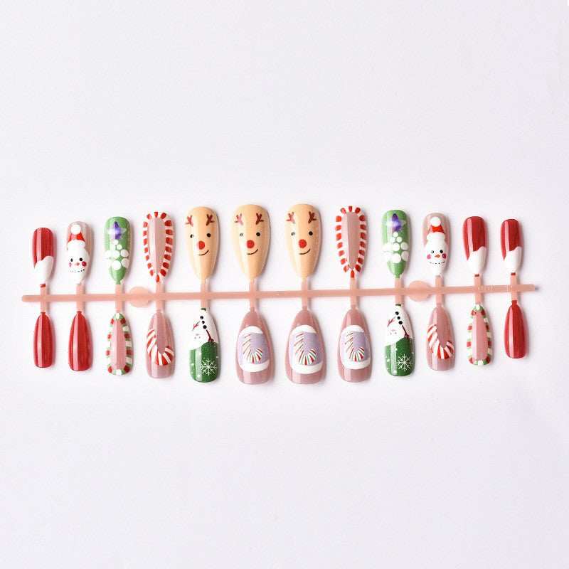 Kunstnagelset mit festlichen Weihnachtsmotiven Brehn 1787561505