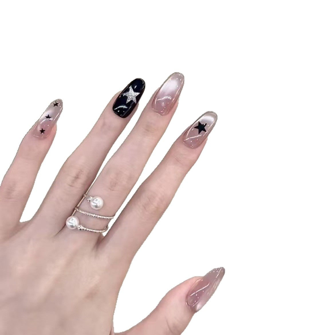 Stylisches Press-On Nail Art Set Brehn