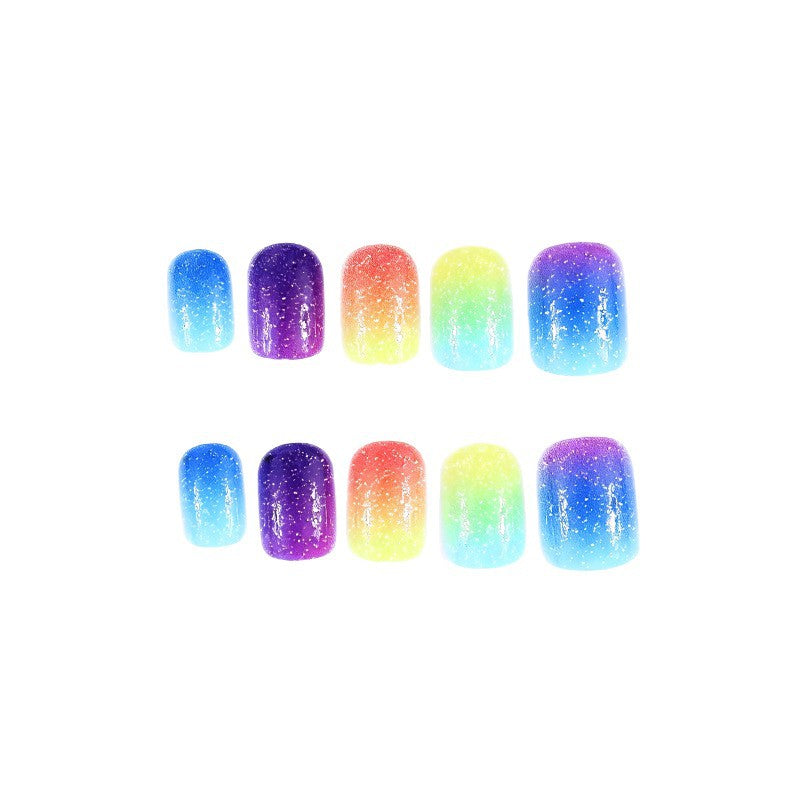 Gradient Glitter Nail Art Enhancements Brehn