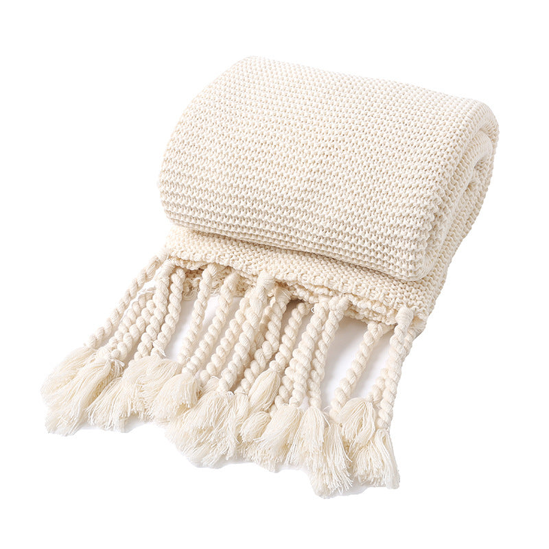 Damen hochwertige Strickdecke Brehn