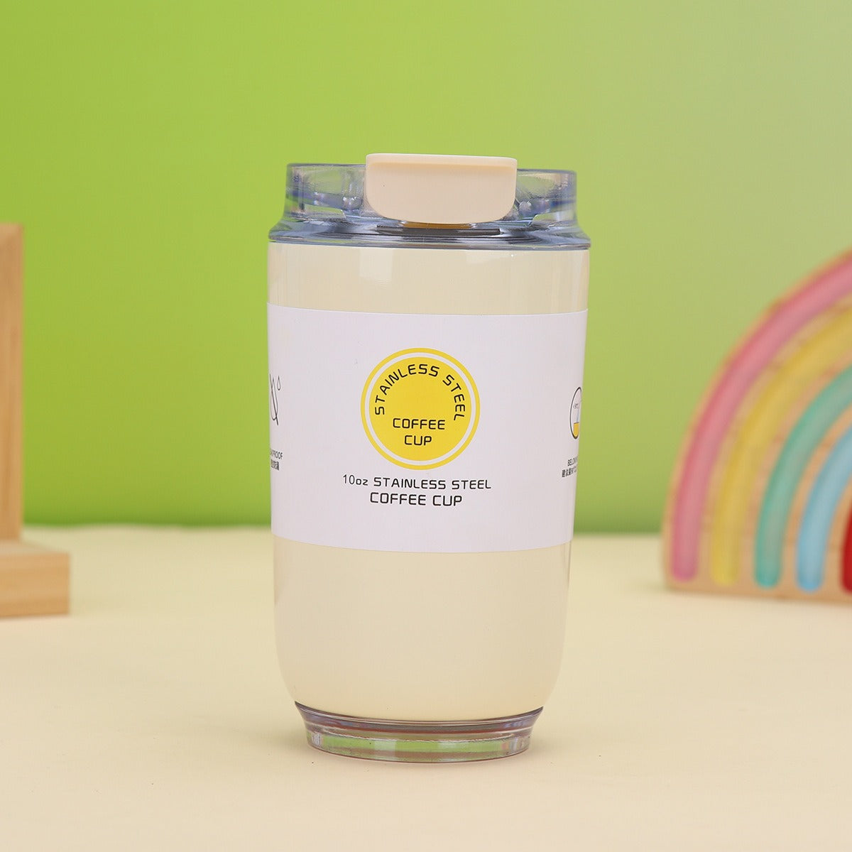 Damen moderner Edelstahl Kaffee-Becher mit isolierender Wirkung Brehn