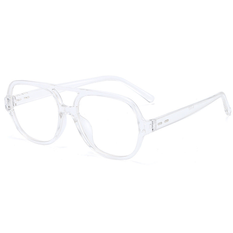 Damen quadratische Brille mit klarem Rahmen und modischem Design Brehn