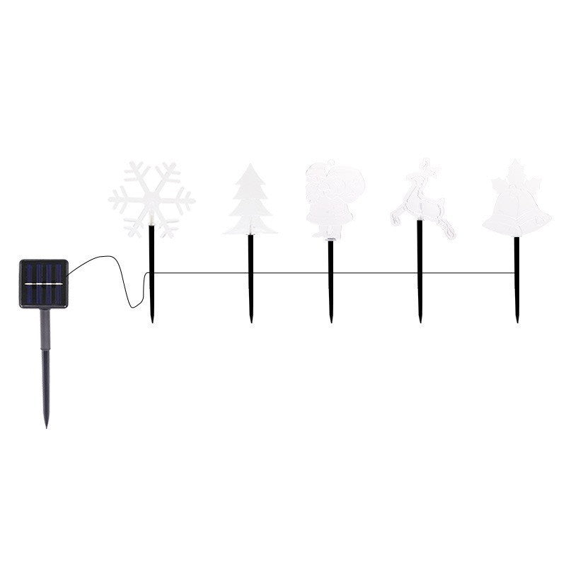 Acryl Feiertagsmotiv Solar Gartenweg Stake Lichter Mit Warmem LED Und Erdspieß Brehn