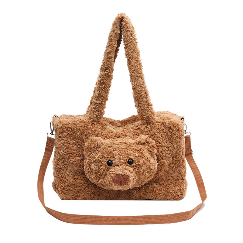 Plüsch-Handtasche mit Bärenmotiv Brehn