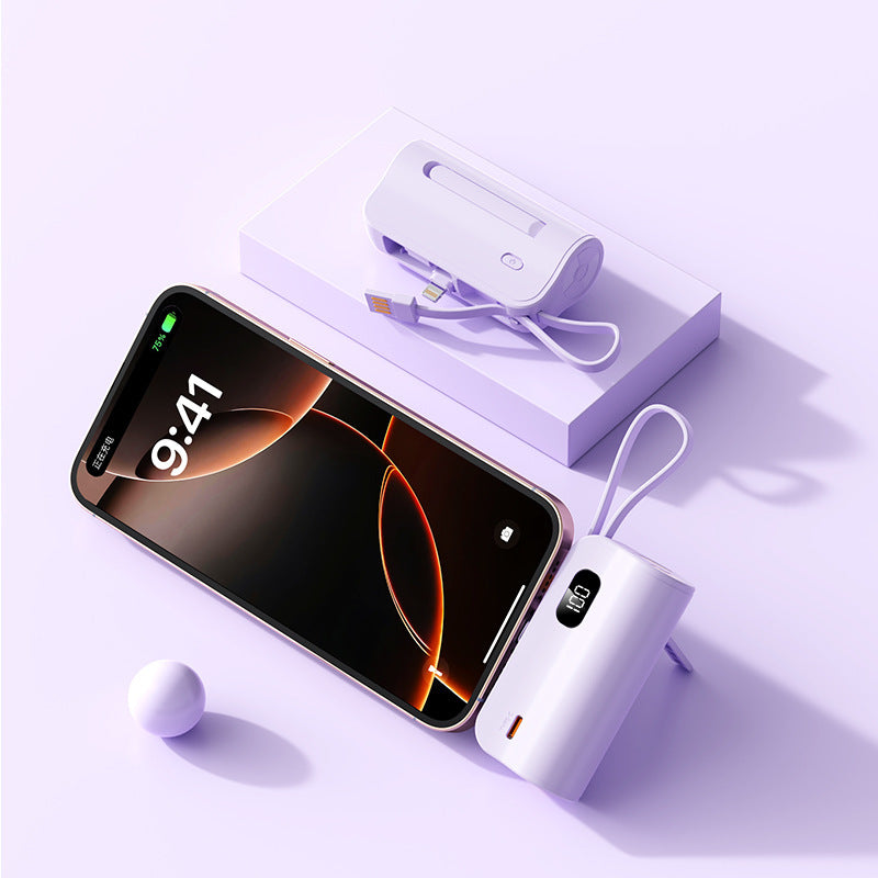 Tragbare Ladegeräte mit USB-C und Lightning Anschluss Brehn