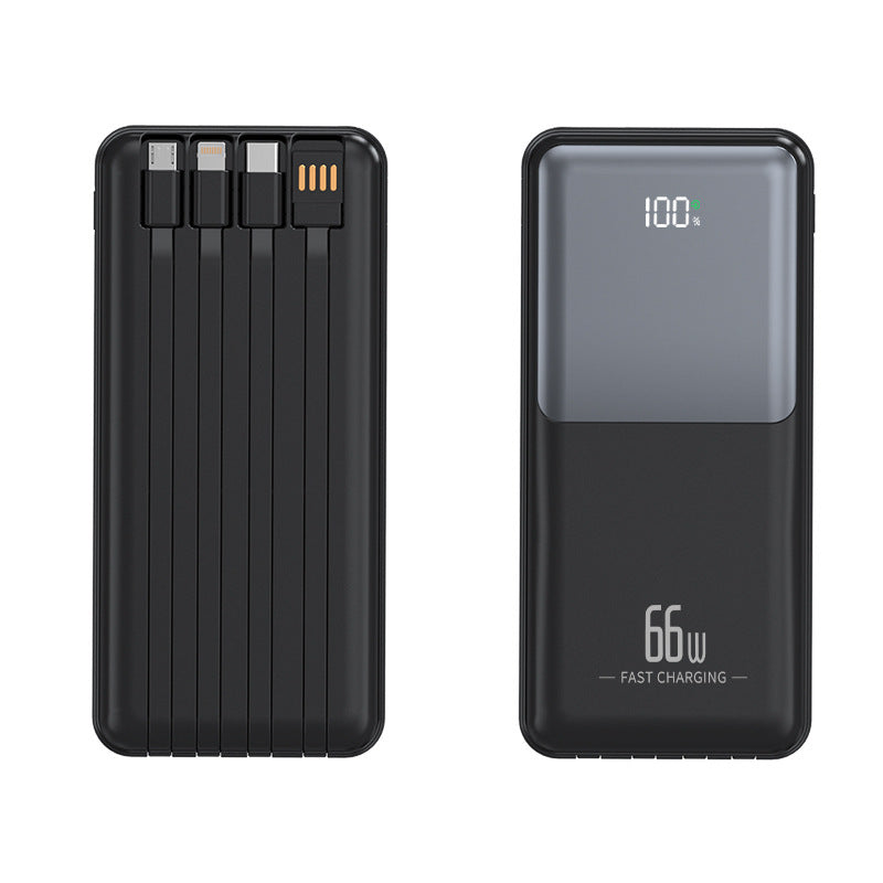 Tragbare Powerbank mit integriertem Multifunktionsladekabel Brehn