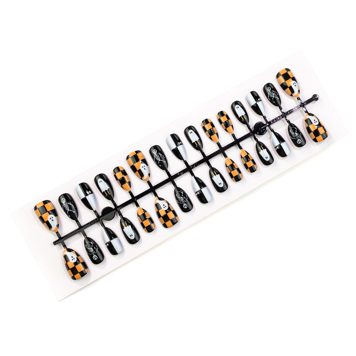Halloween-Themed Press-On Nail Art
