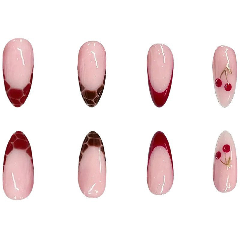 Künstlerisches, dessertinspiriertes Acryl-Nagel-Set Brehn