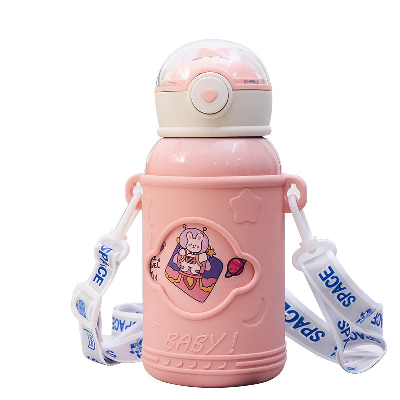 Damen Isoliertrinkflasche mit spielerischem Manga-Design Brehn
