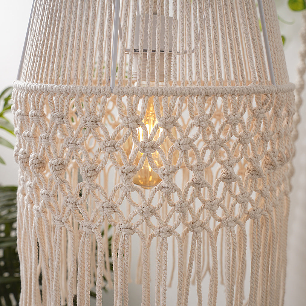 Dekorative Macramé Hängelampe Brehn