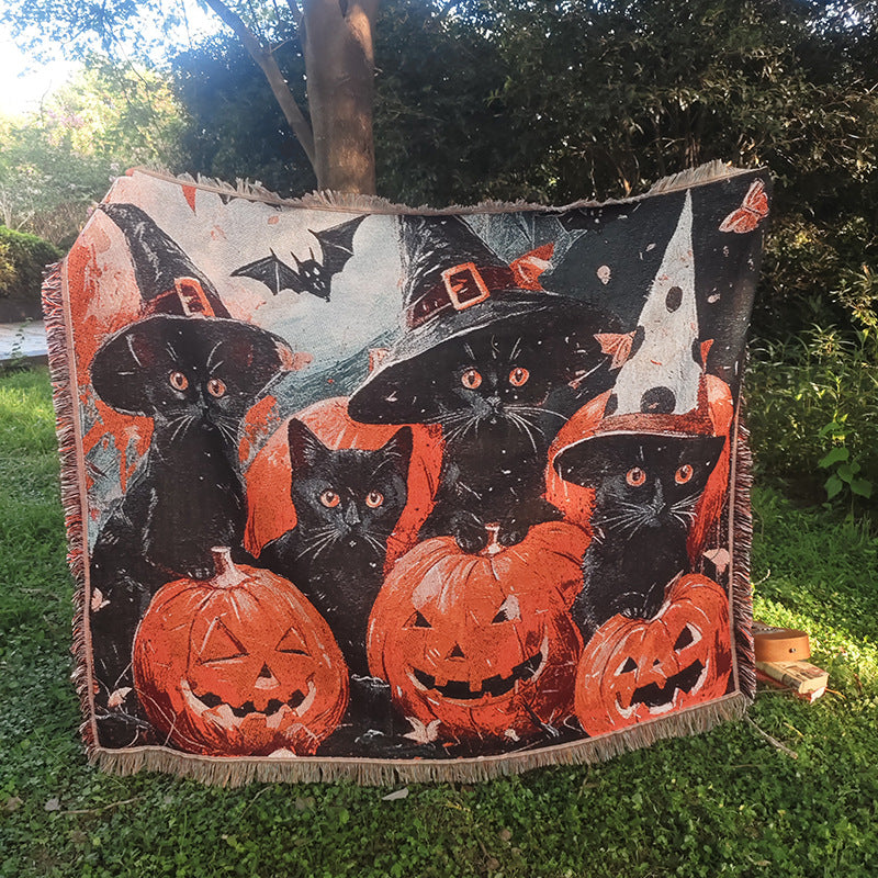 Halloween-Themen Wandteppichdecke