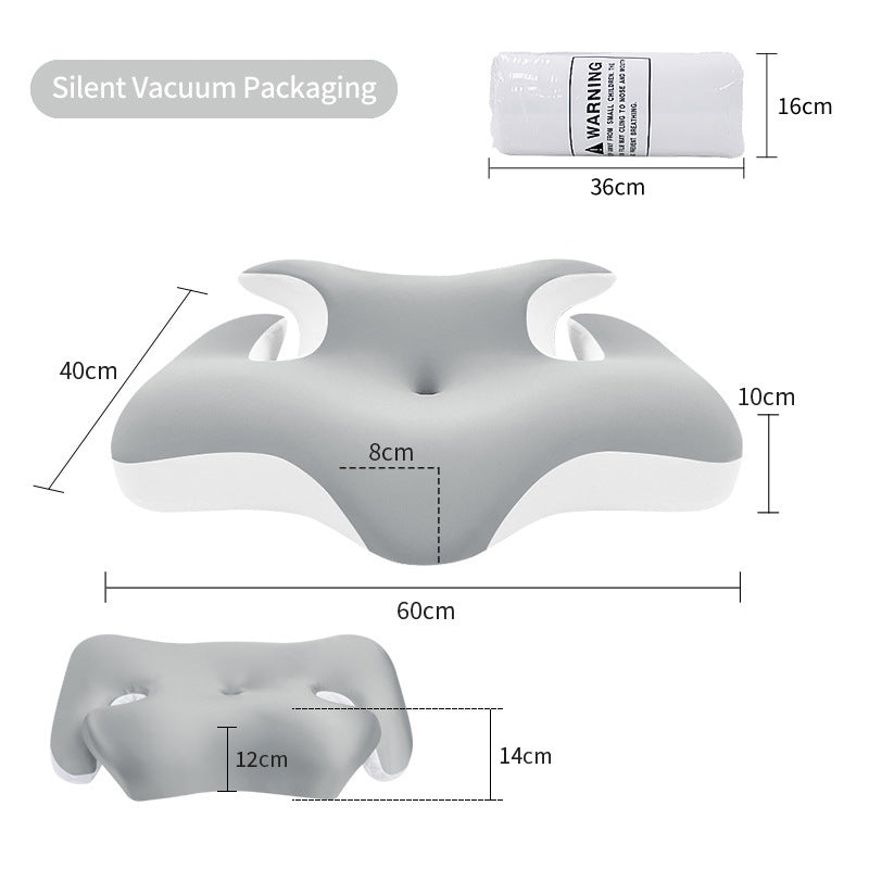 Ergonomisches Nacken- Und Schulterschlafkissen Mit Kühlender Gel-Oberfläche Brehn