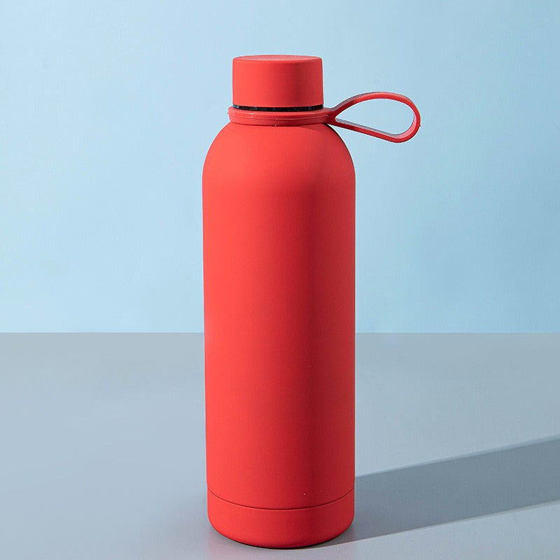Damen stilvolle Edelstahl-Trinkflasche mit innovativem Verschluss Brehn