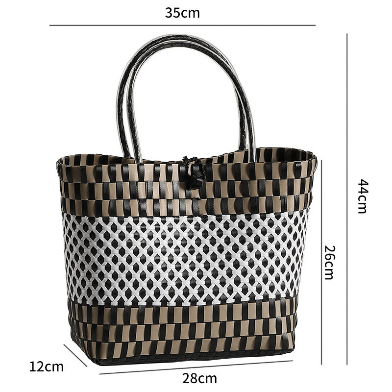 Stylische gewebte Strandtasche Brehn