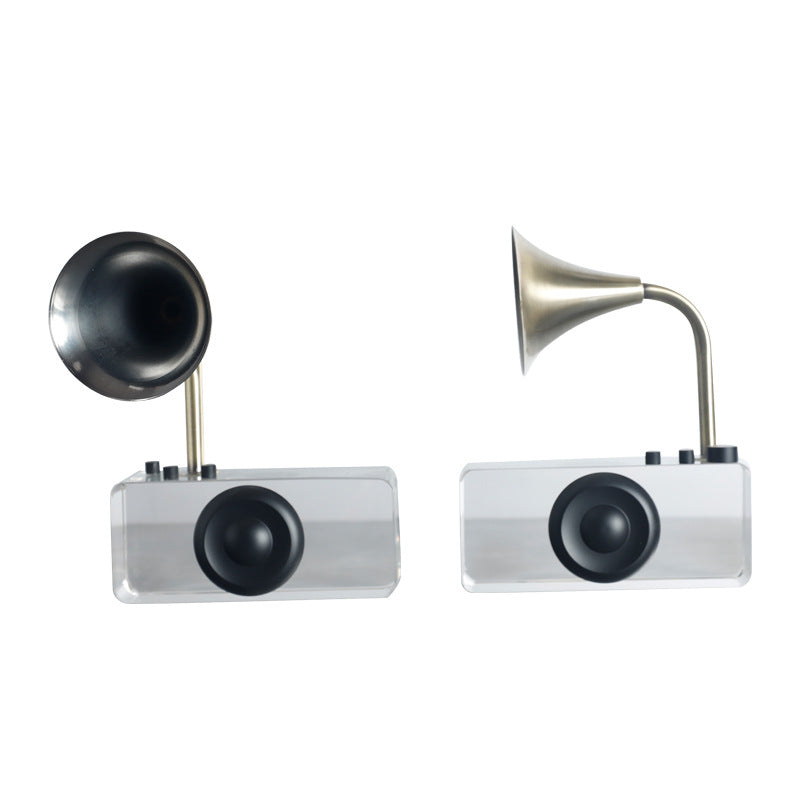 Vintage-inspirierter Bluetooth-Grammophon-Lautsprecher