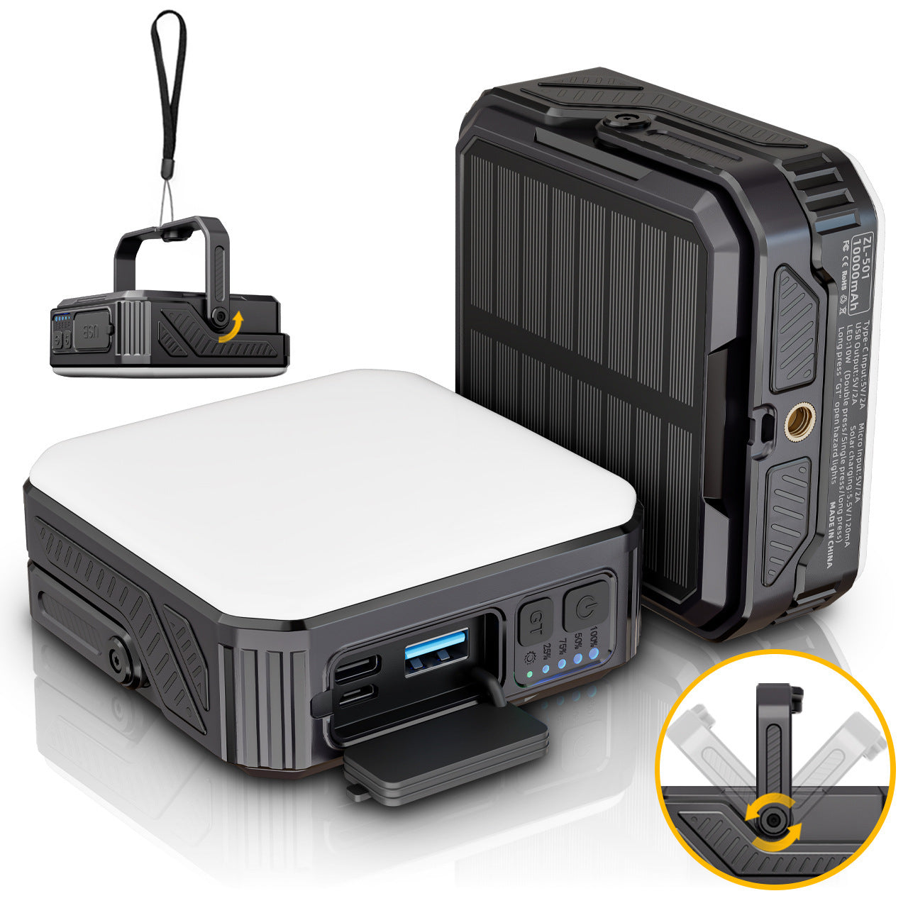 Tragbare Solarstrombank Brehn