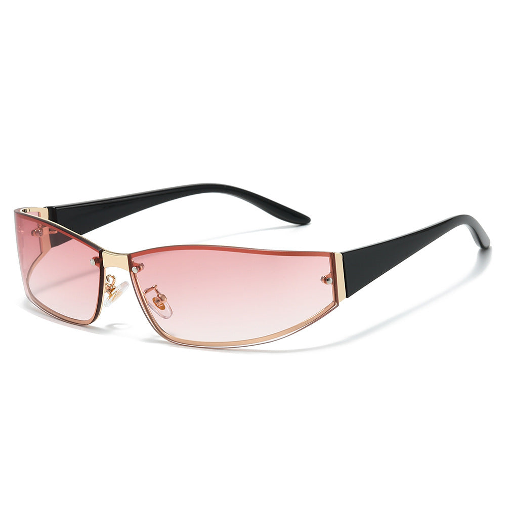 Stylische Cat-Eye Shield Sonnenbrille Brehn