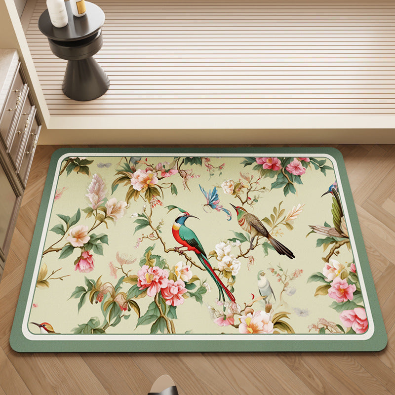 Floral Design Küchenmatte Brehn