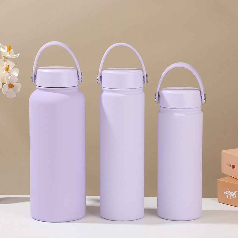 Damen isolierte Wasserflasche mit ergonomischem Tragegriff Brehn