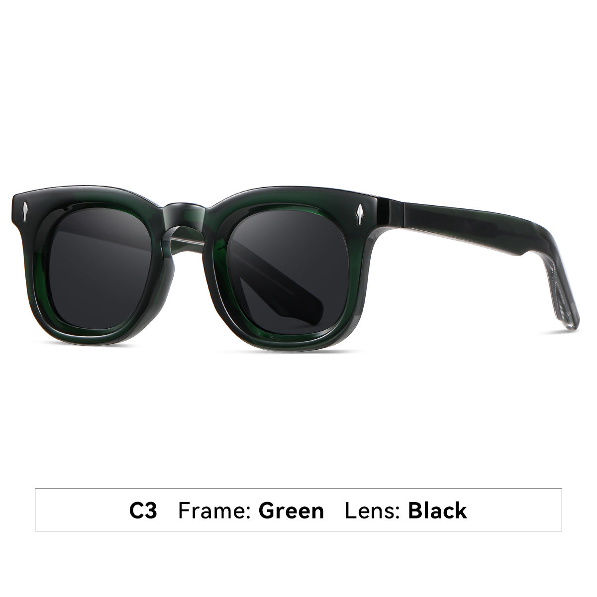 Damen Sonnenbrille im modernen quadratischen Design mit UV-Schutz Brehn