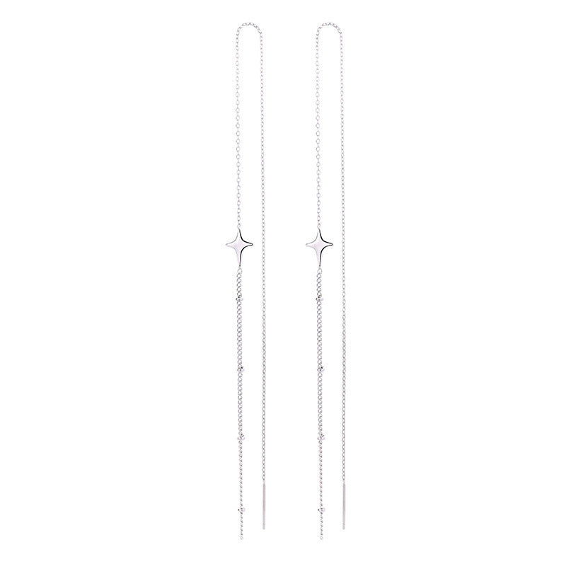 Elegante Y-Halskette mit Funkelndem Anhänger Brehn