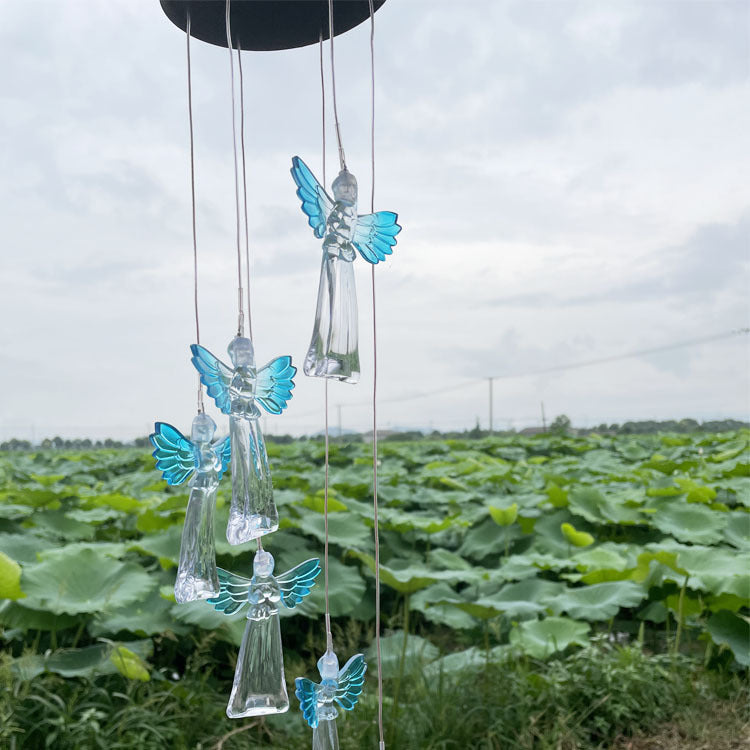 LED Solar Schmetterling Windspiel Garten Hängelampe Brehn