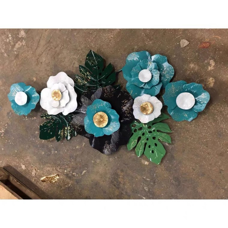 Florale Metallwandskulptur Brehn