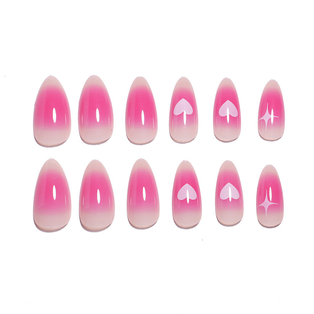 Künstlerisches Ombre Druck-Nagelset Brehn