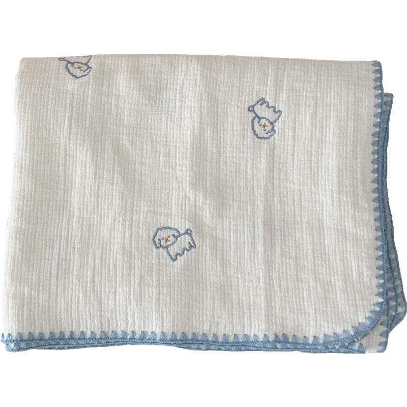 Unisex kuschelige Muslin-Decke mit süßem Tierdesign Brehn