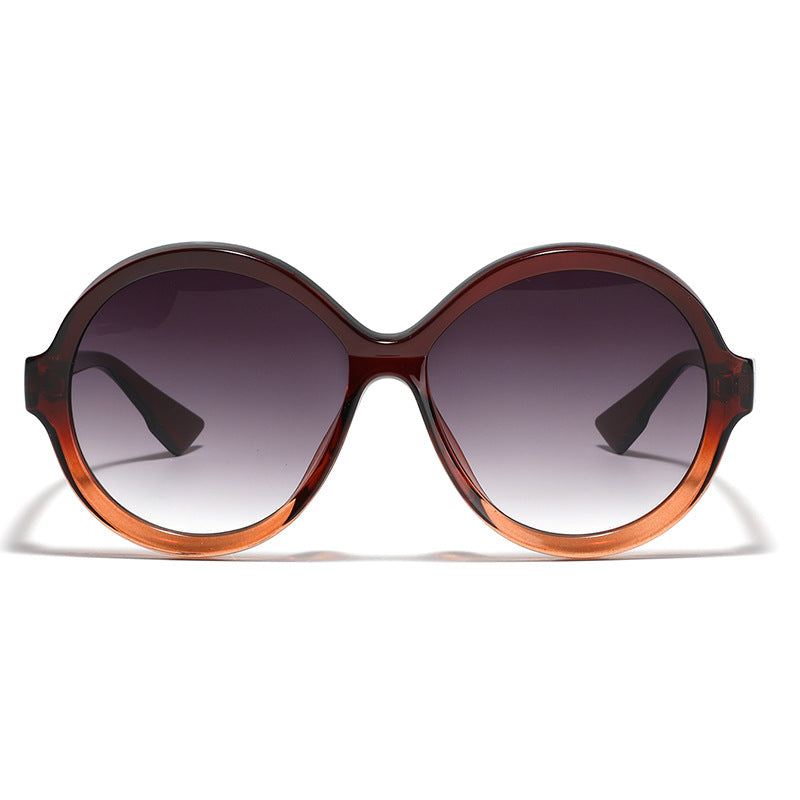 Damen oversized modische Sonnenbrille mit einzigartiger Rahmenform Brehn