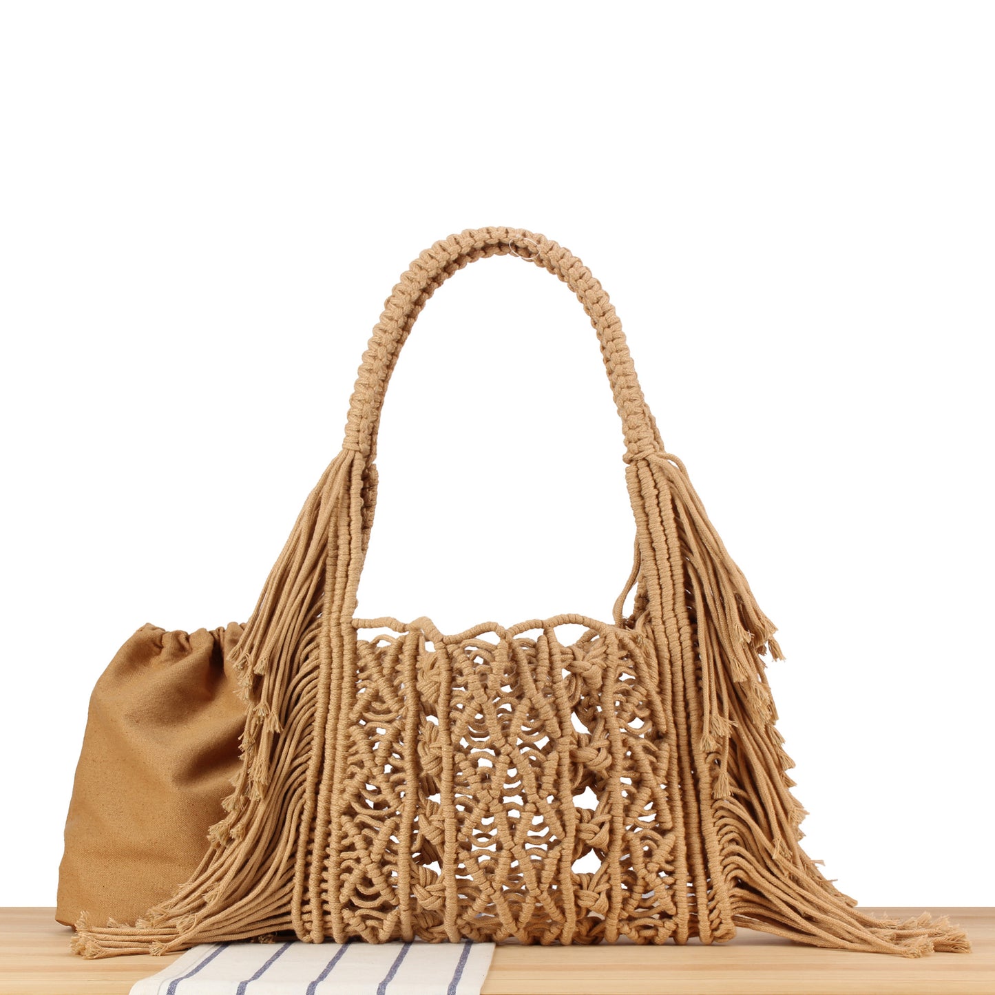 Handgeknüpfte Makramee Tasche Brehn