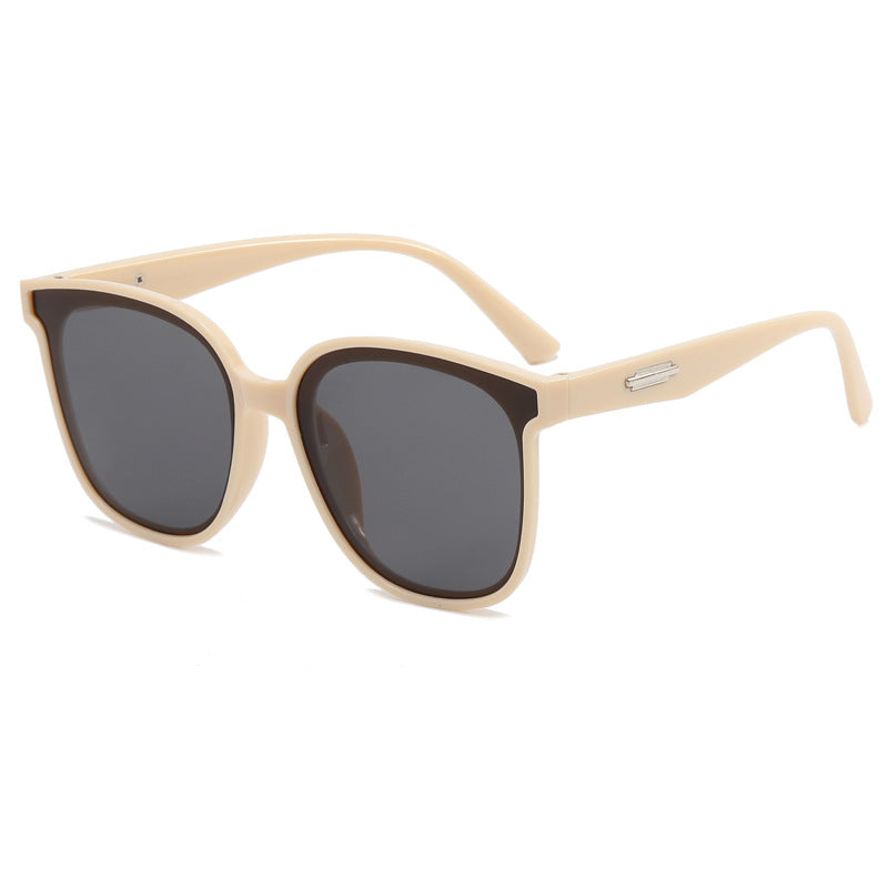 Damen modische oversized Sonnenbrille mit kombiniertem Rahmen Brehn